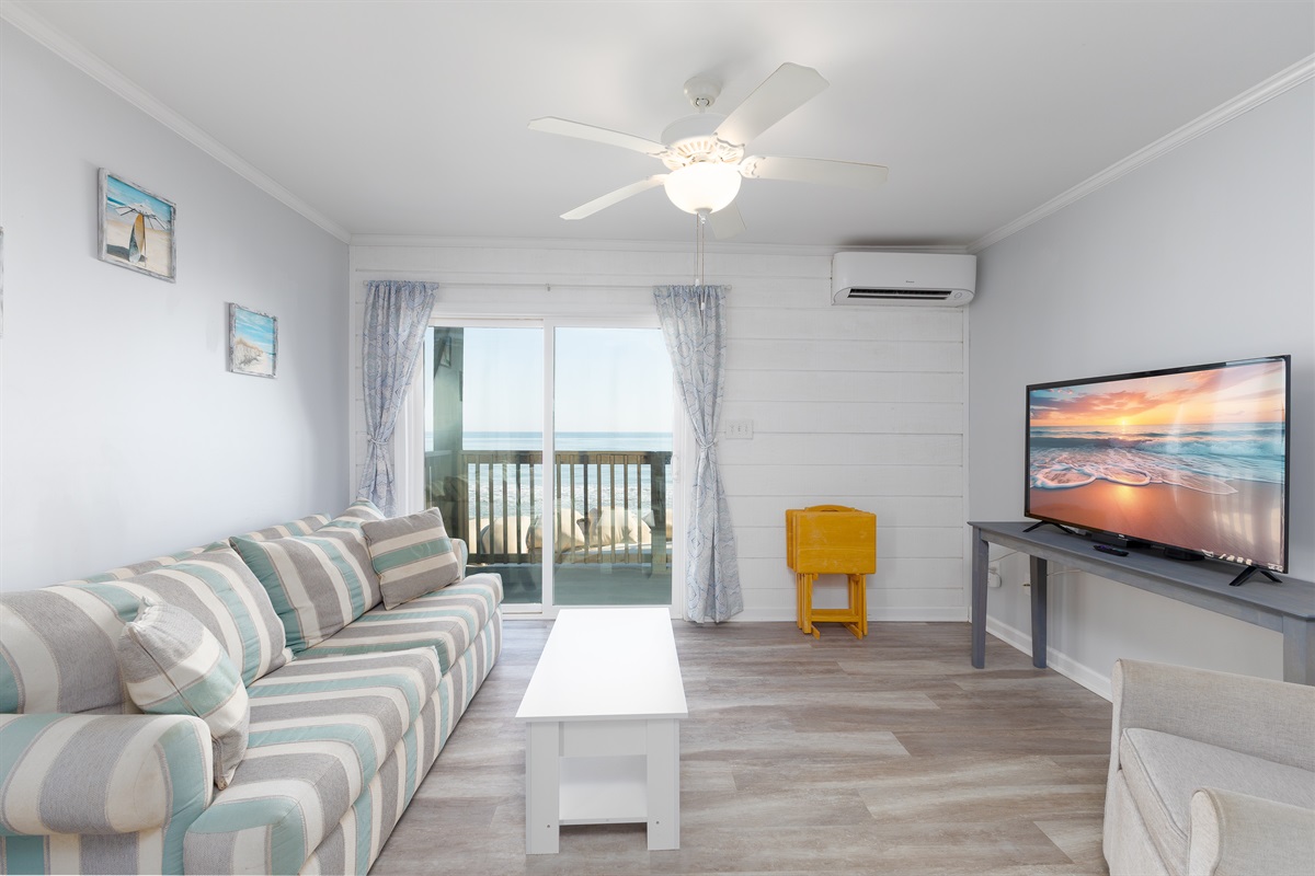 Ocean view from the living room