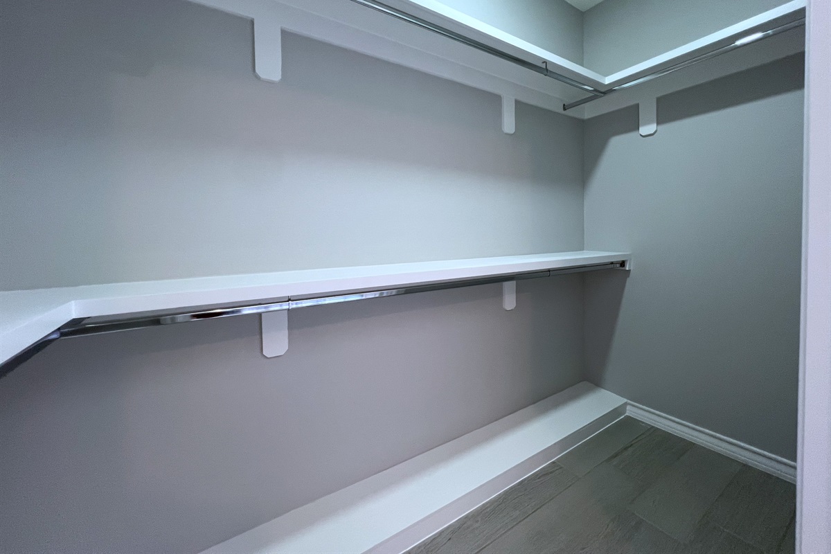 Spacious Secondary Bedroom Closet