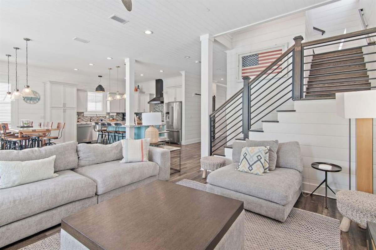 Fresh, Cozy Sofa Perfect for Lounging