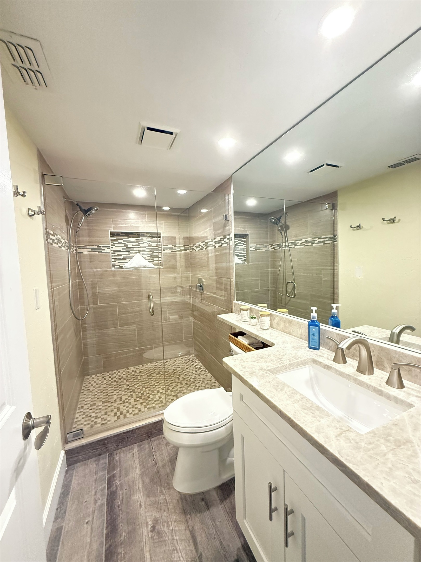 Guest Bathroom w/ extra large shower