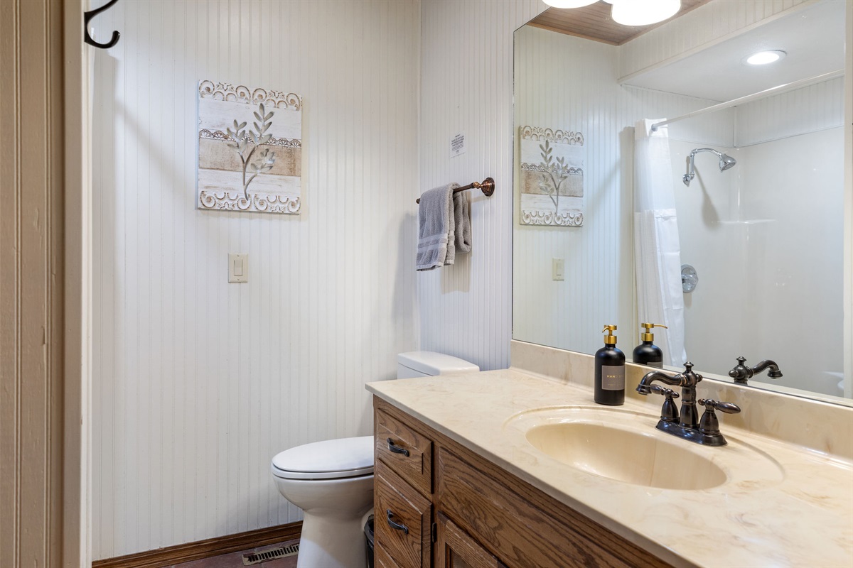 Main level bathroom