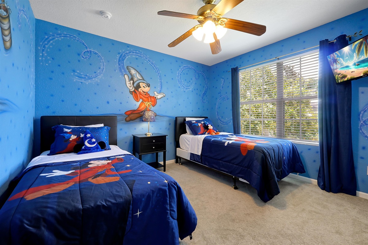 Mickey Twin Bedroom