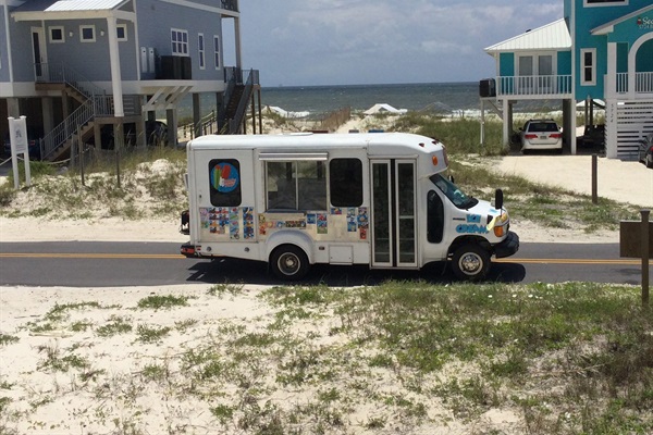 If you are lucky, you may even catch the ice cream man!