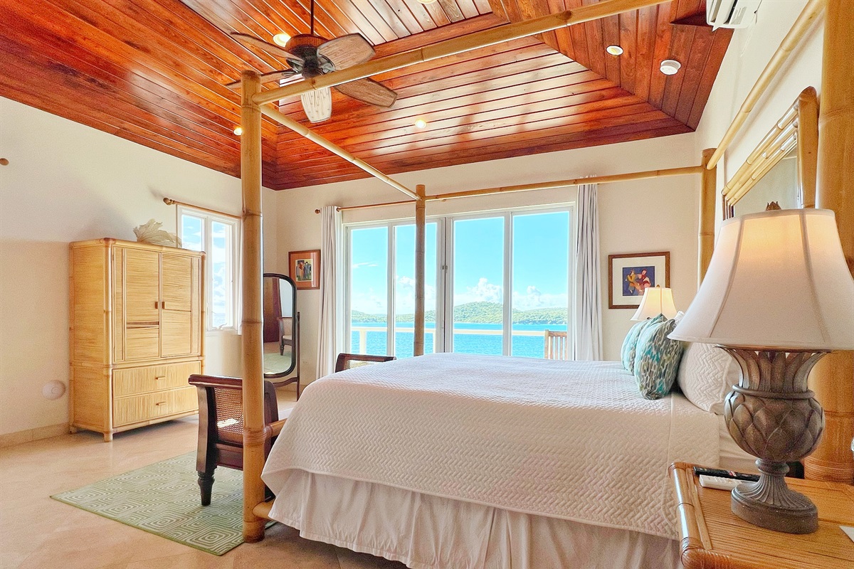 From soft linens to ocean breezes - every detail is crafted for relaxation. This king guest bedroom is located on the main floor and has an ensuite bathroom.