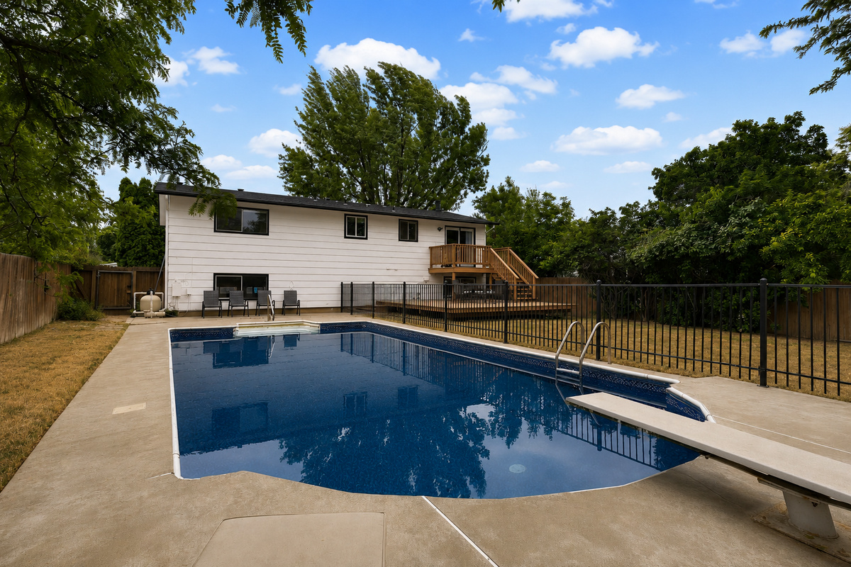 Backyard pool