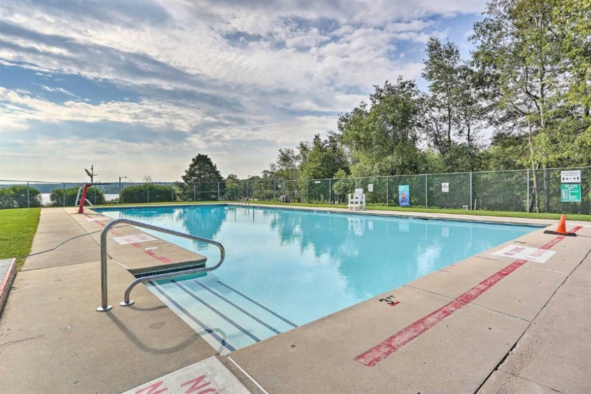 Spend your summer days relaxing and splashing at the Towamensing Trails community pool
