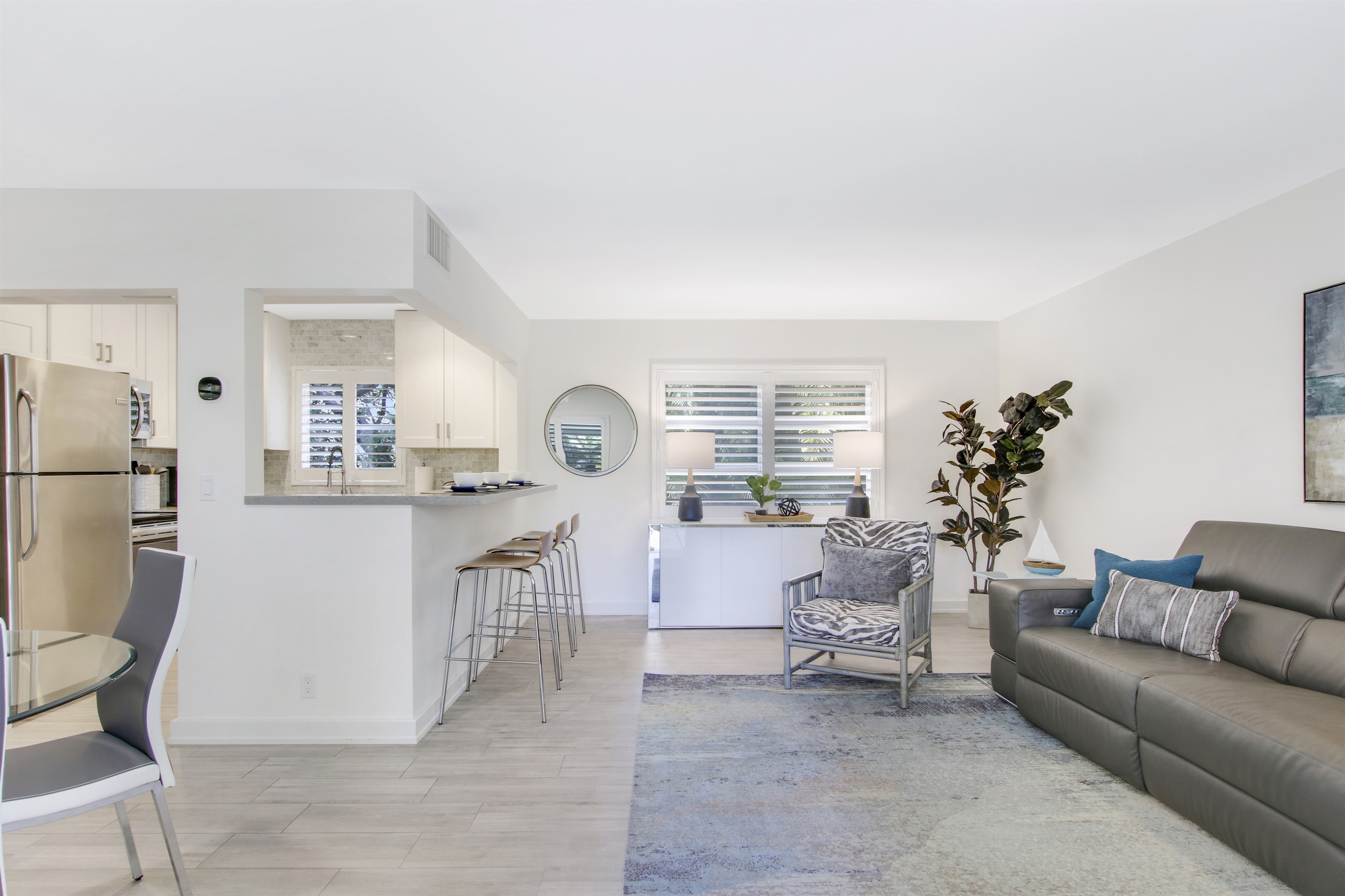 Your view upon arrival