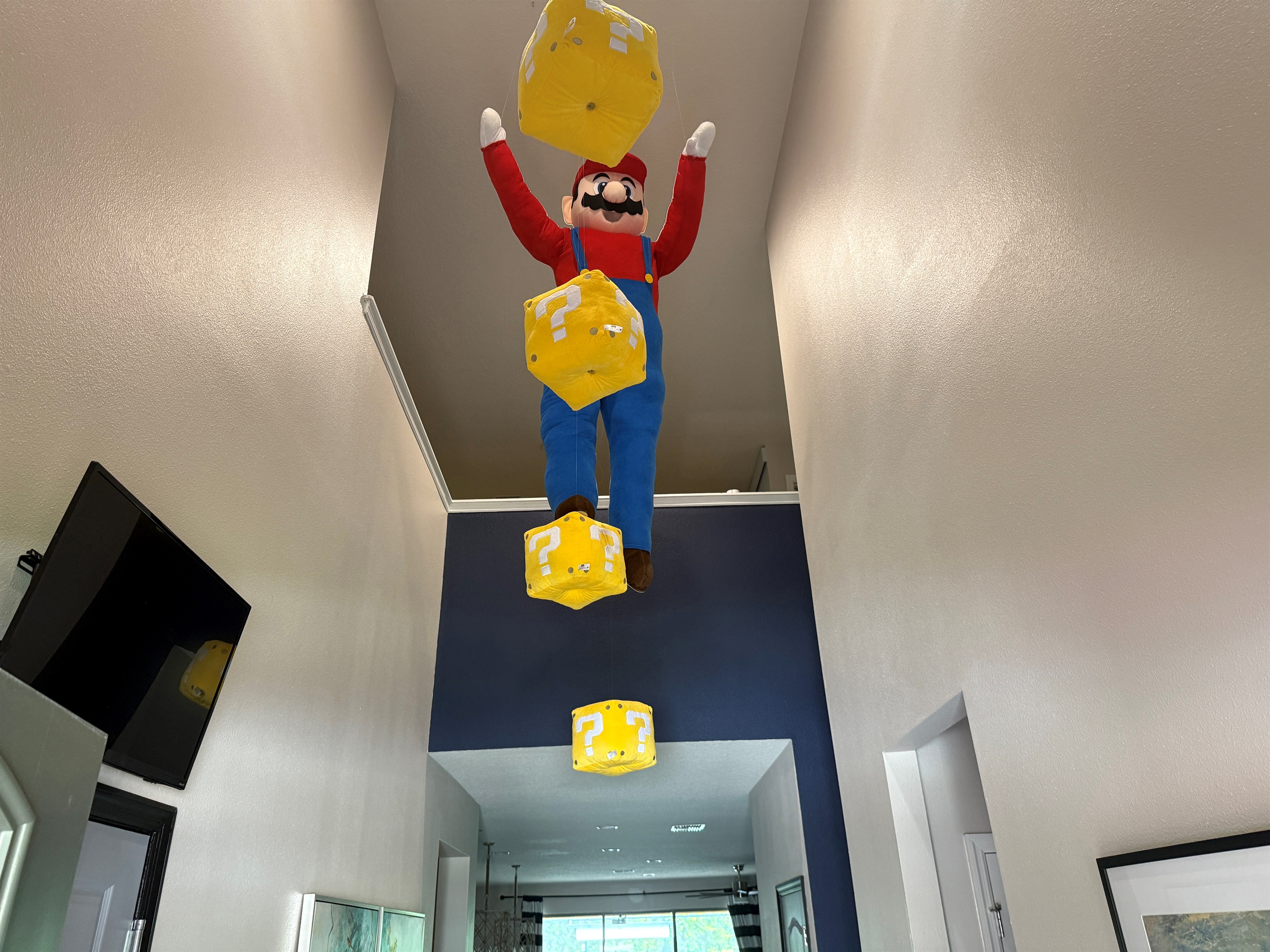 When You Enter The Home, Look Up - Super Mario!
