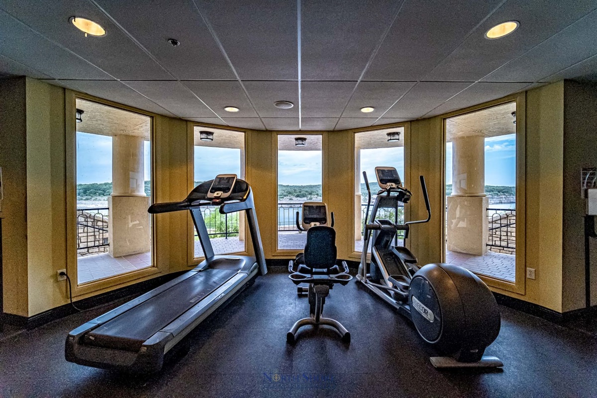 Lake Views from Fitness Room