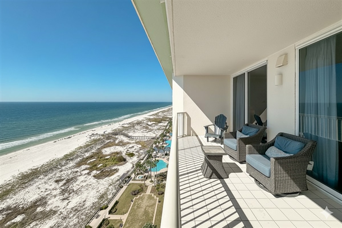 Step onto your balcony and let the soothing sounds of the ocean wash over you.  This is your escape to paradise.