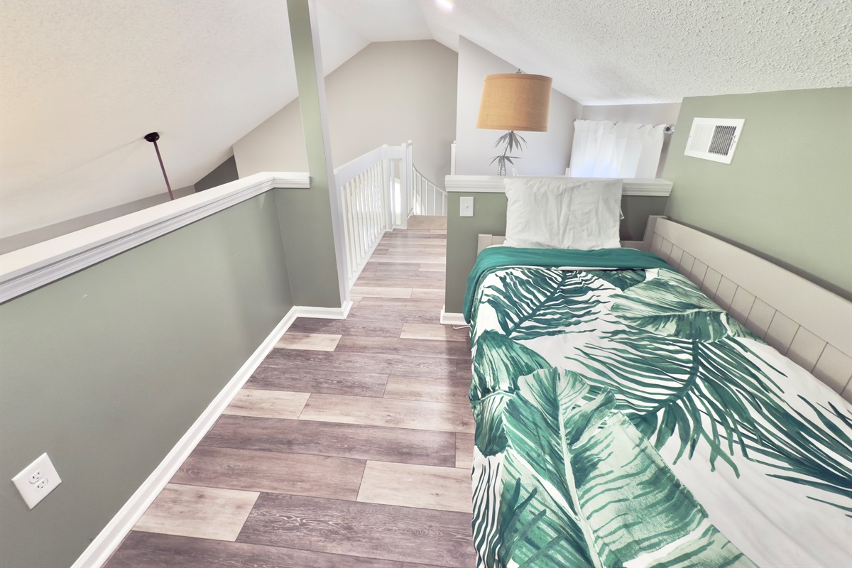 Trundle Twin bed in Loft