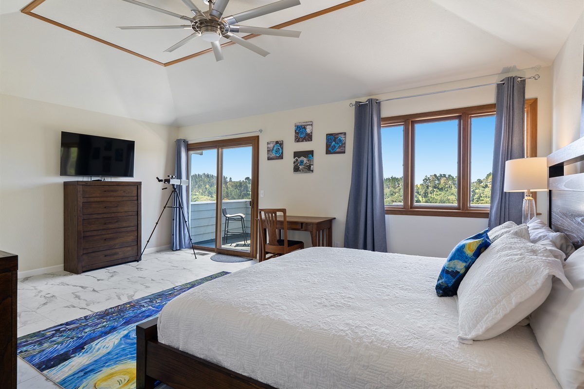 Serene primary suite, pure relaxation, and stunning views await.