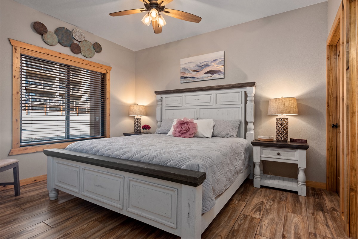 Main level King bedroom #2 w/ ensuite