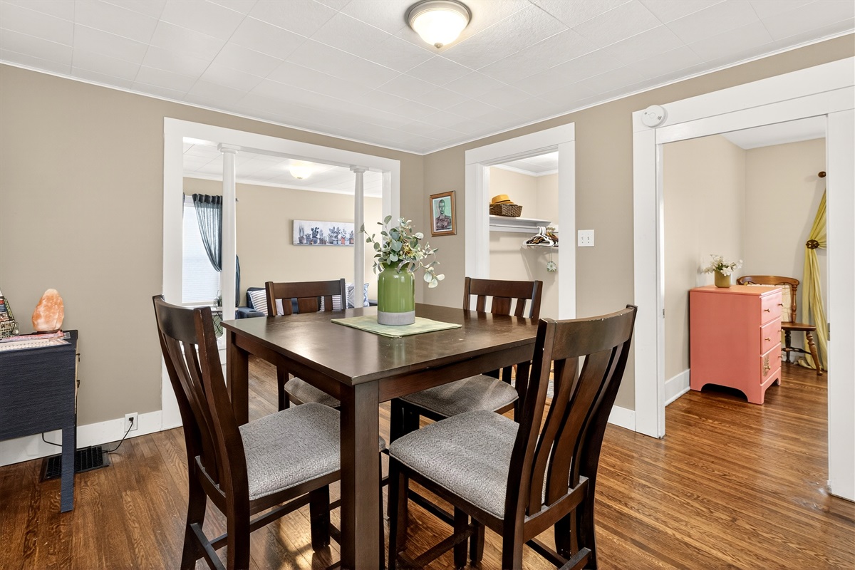 Additional seating or game table - main floor