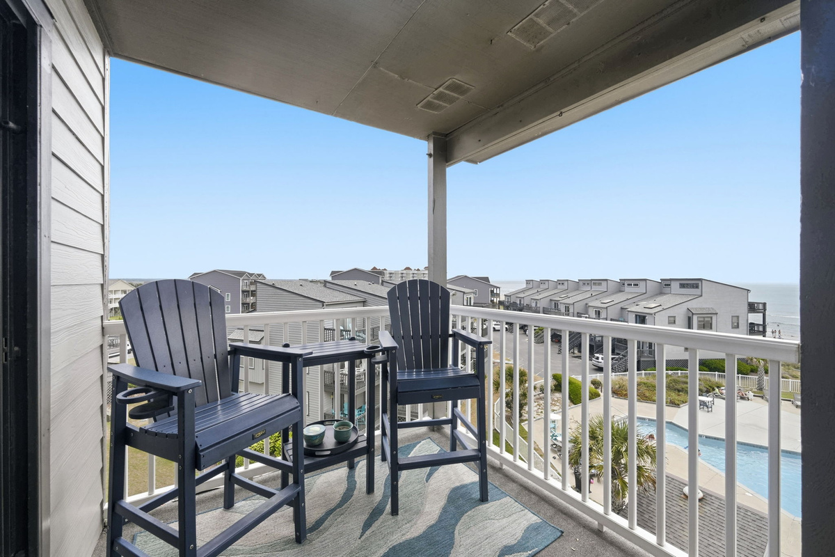The perfect perch for watching sunrises, spotting dolphins, and enjoying the sea breeze.