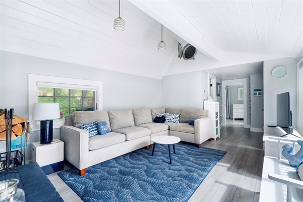 LIVING ROOM  authentic porthole window