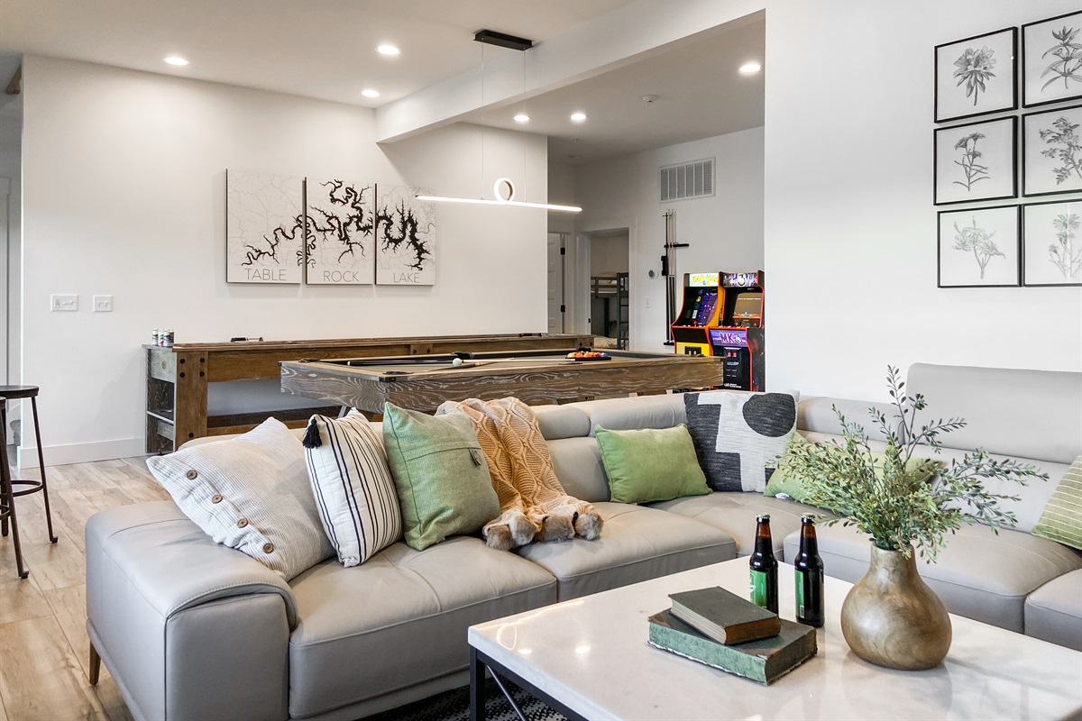 Lower level living space