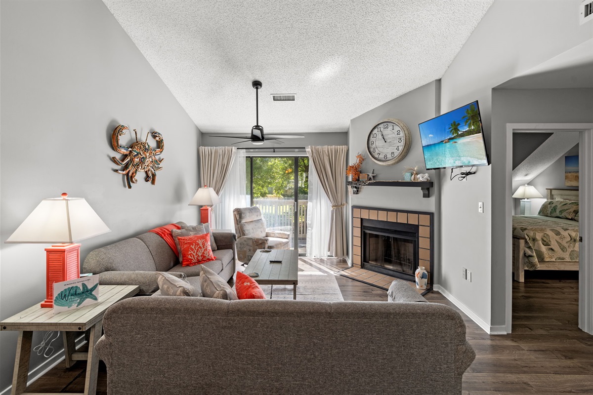 Living Room With Sofa Bed