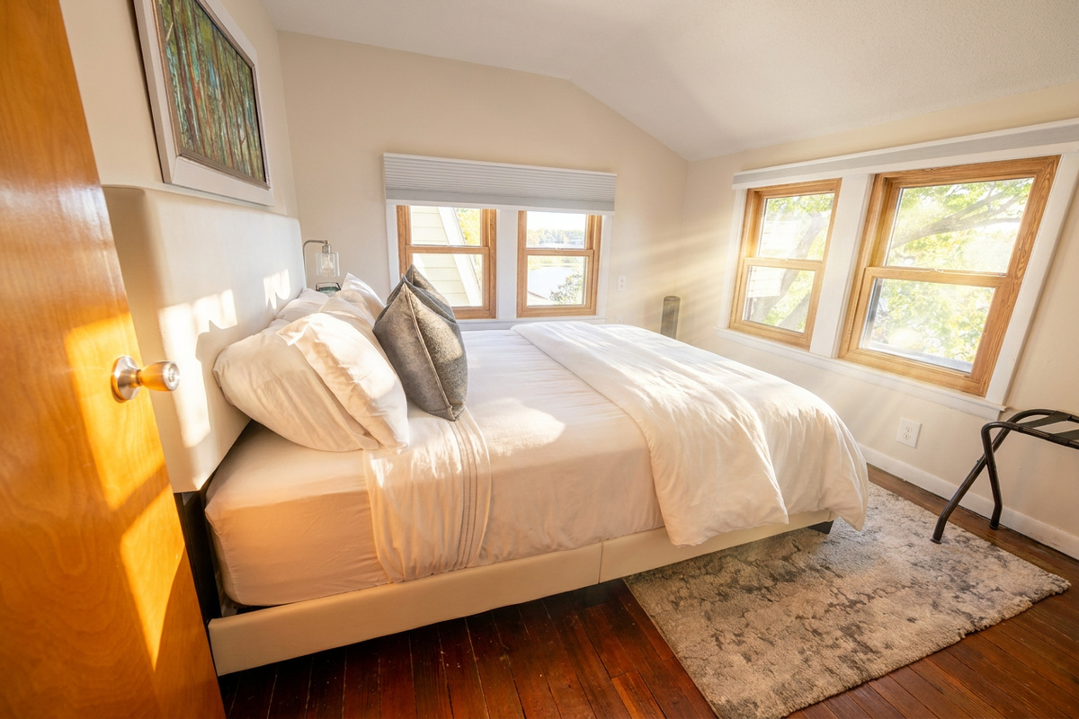 Sleep without worry and wake up to beautiful lake views