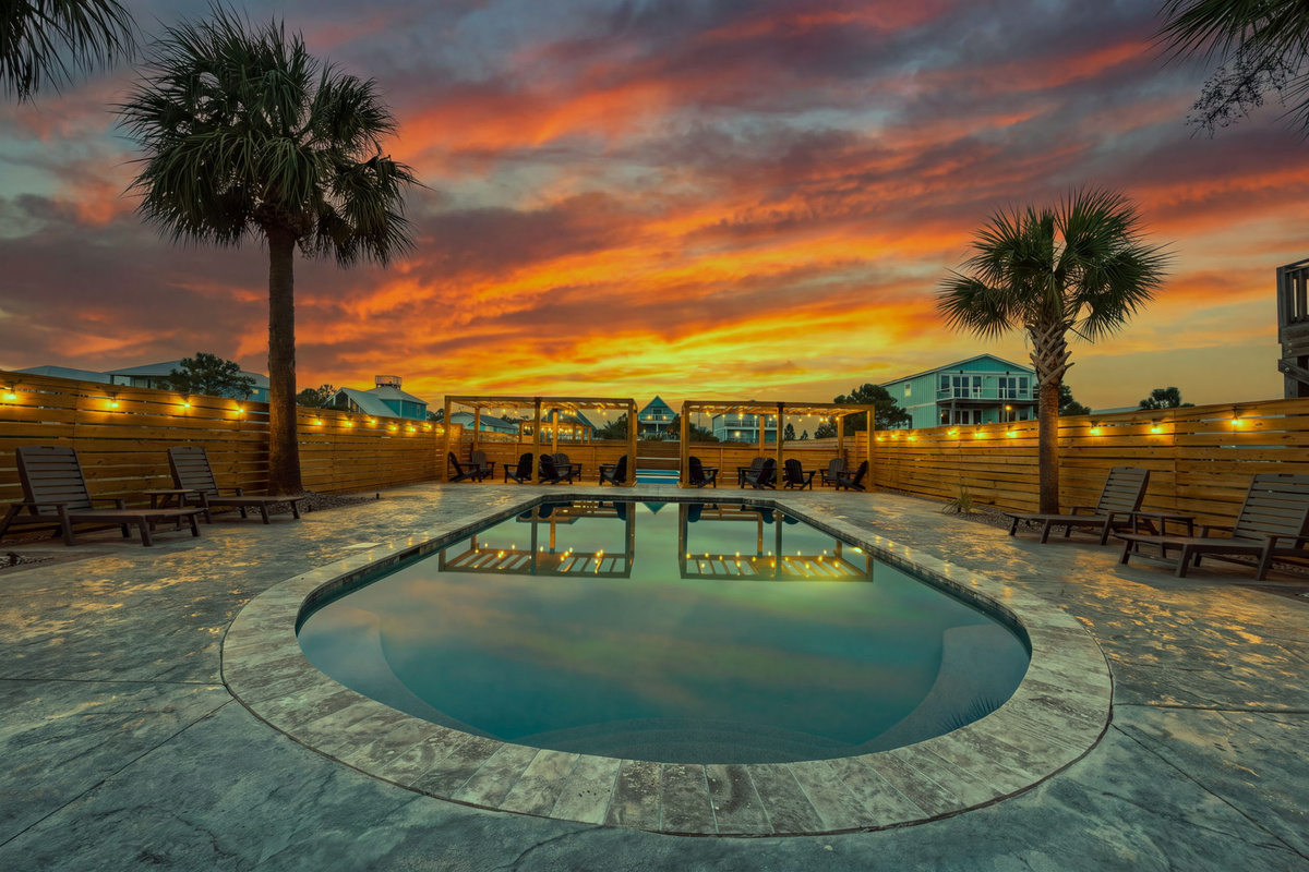 Nighttime relaxation takes on a magical atmosphere