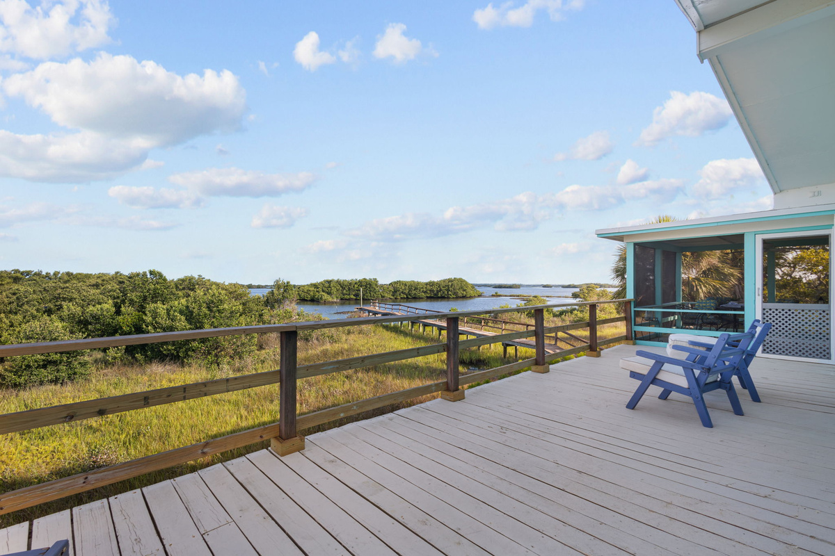 Stunning water and nature views right outside your door!