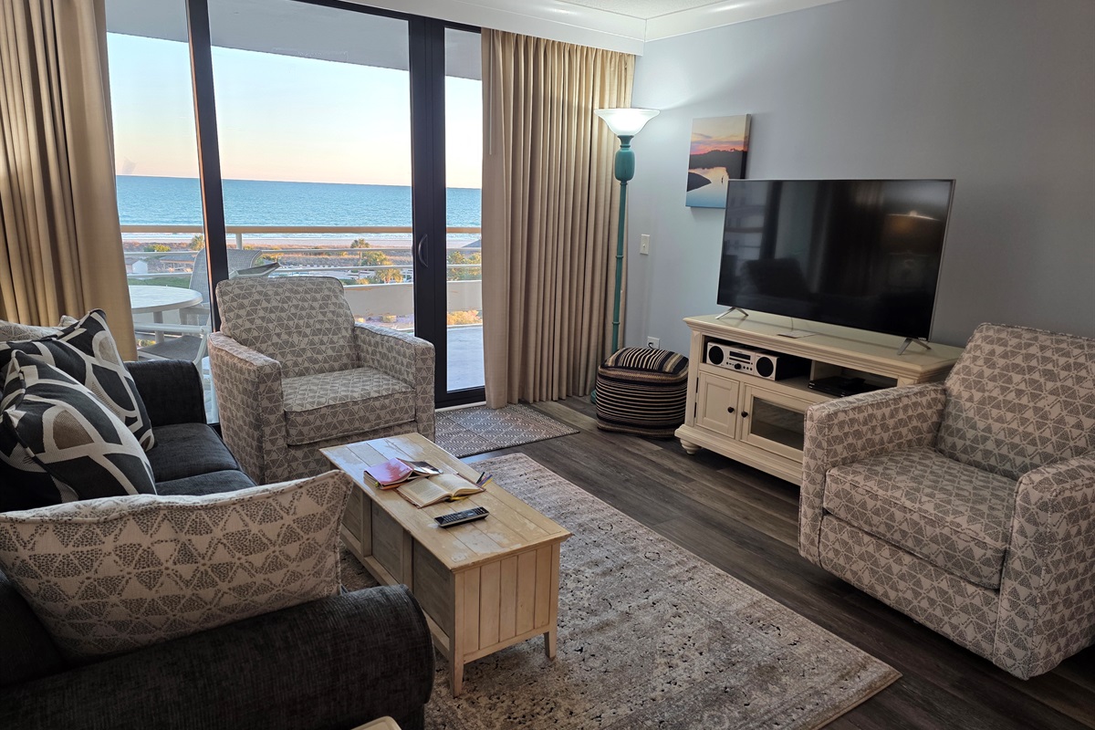 Oceanfront Living Room