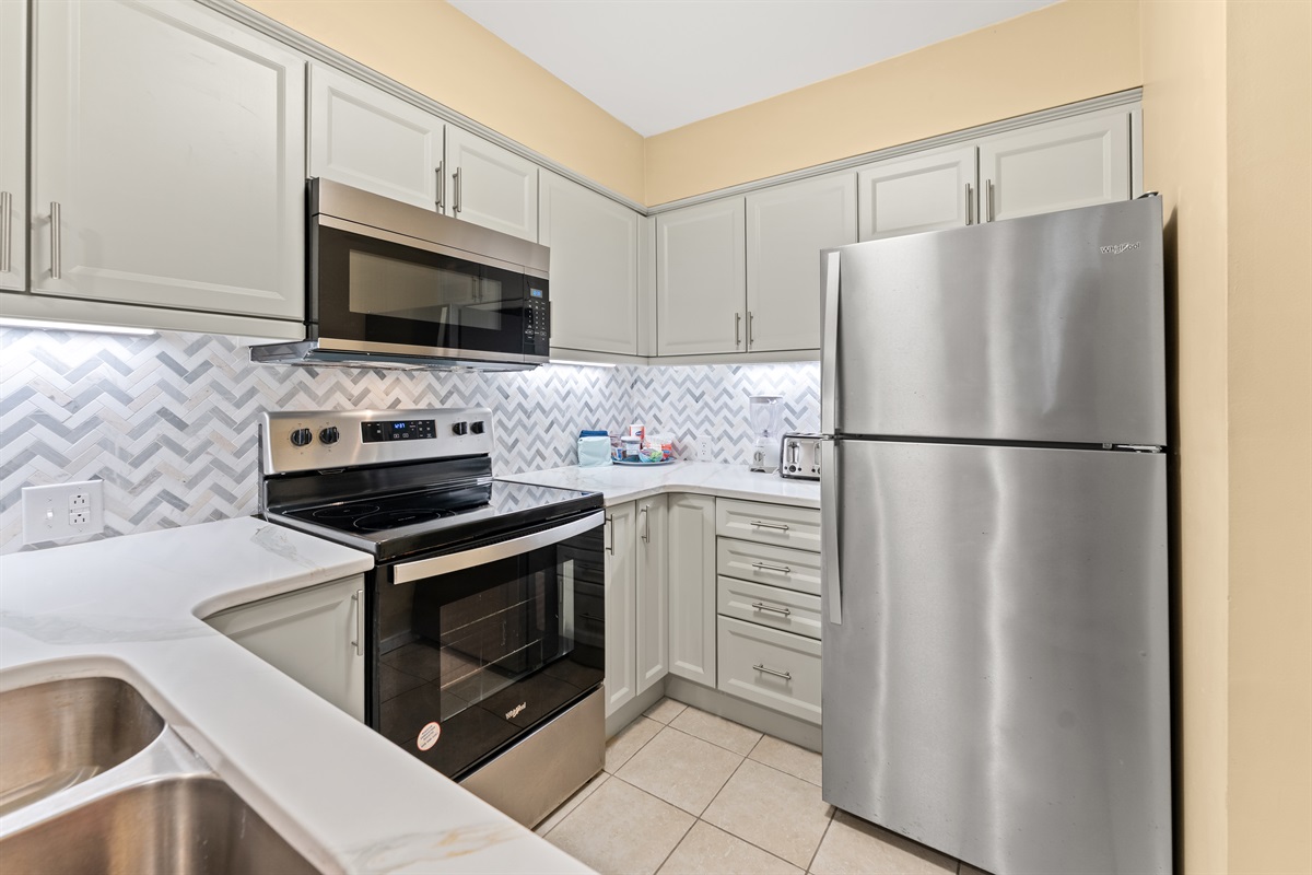 Well equipped Kitchen