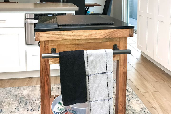 Kitchen island for added counter