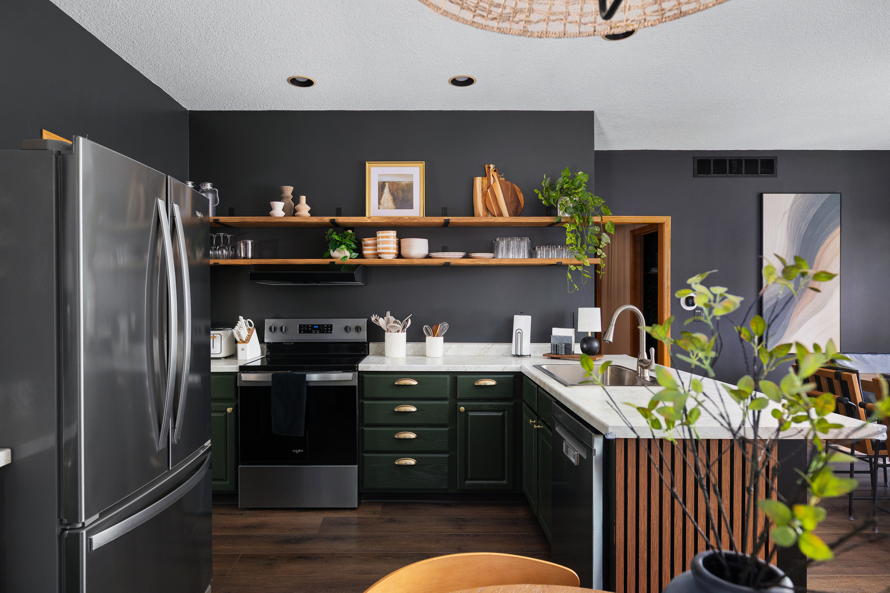 Fully equipped kitchen...
