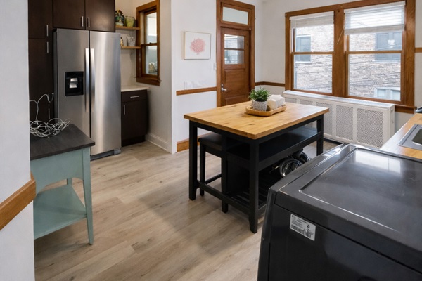 Spacious fully equipped kitchen, stainless appliances, and everything you need for real cooking — perfect for extended stays and family meals.