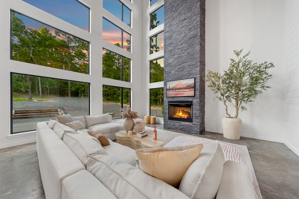 Modern living room - perfect combination of luxury, comfort, and cozy