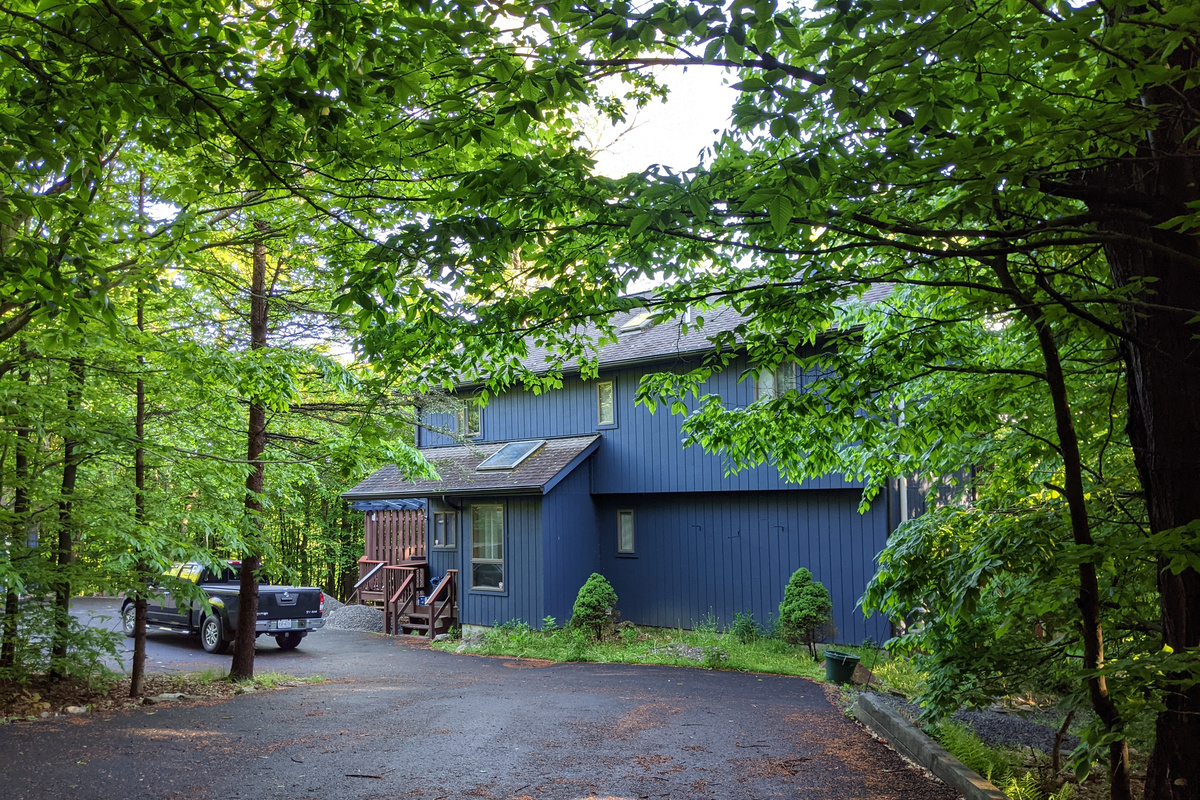 You are have arrived at your private 3 acre wooded retreat