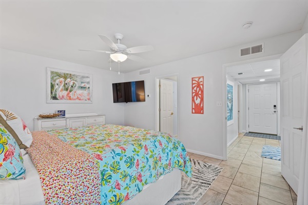 Suite 3 with king and private balcony