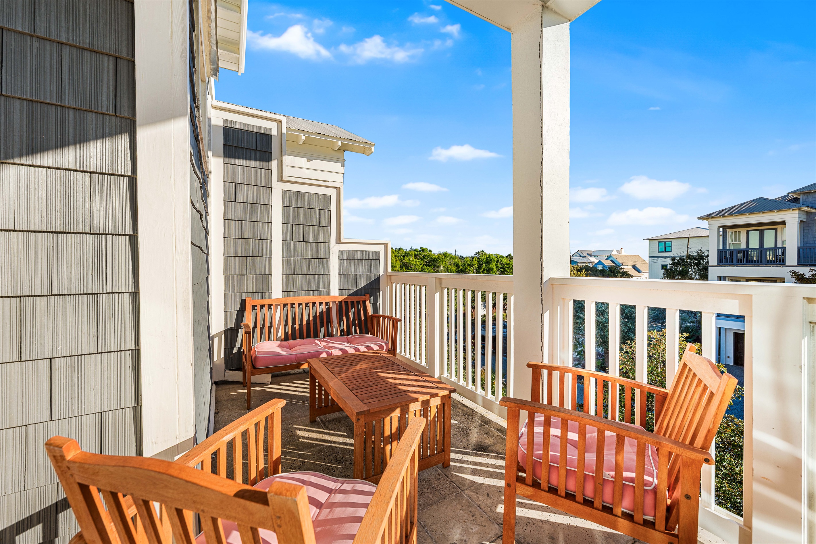 3rd Floor Balcony, Beach Side, More Furniture