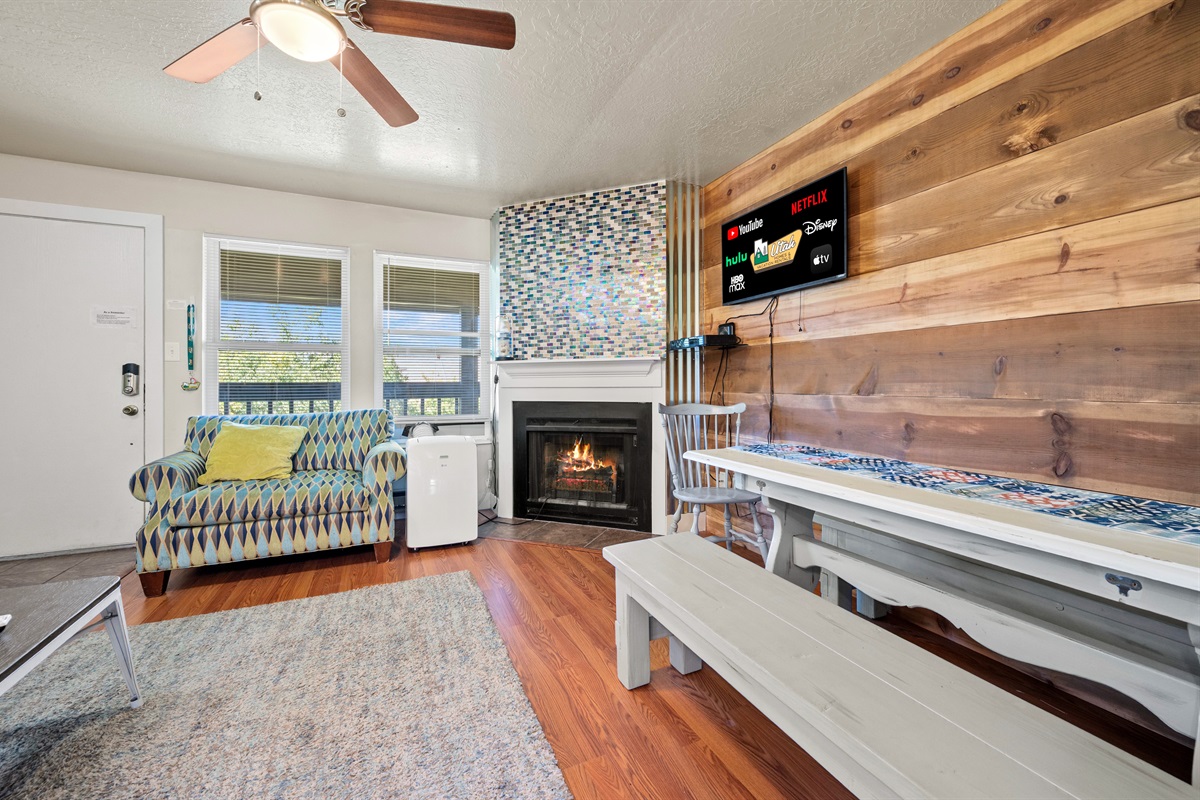 Gather by the fire after a day on the slopes – your perfect mountain retreat.