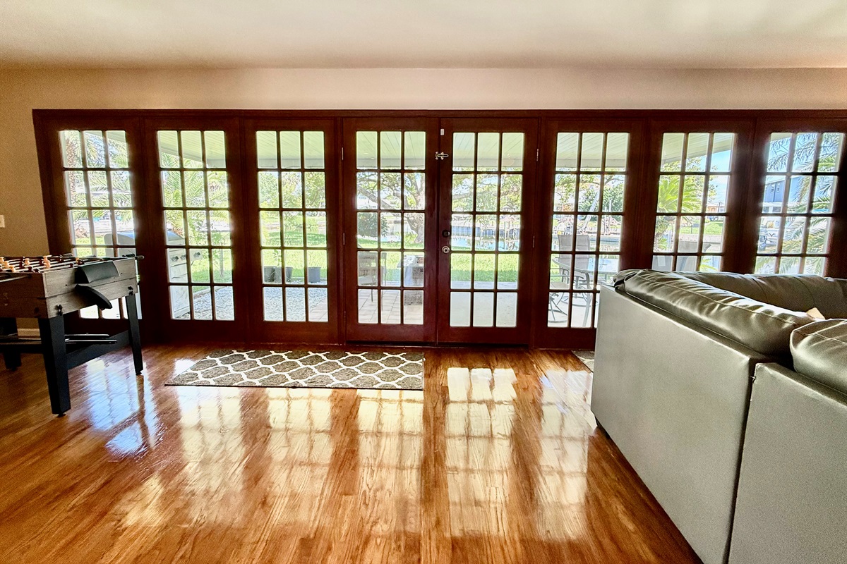Let the natural light and calming decor melt your stress away in this spacious and stylish lounge area.