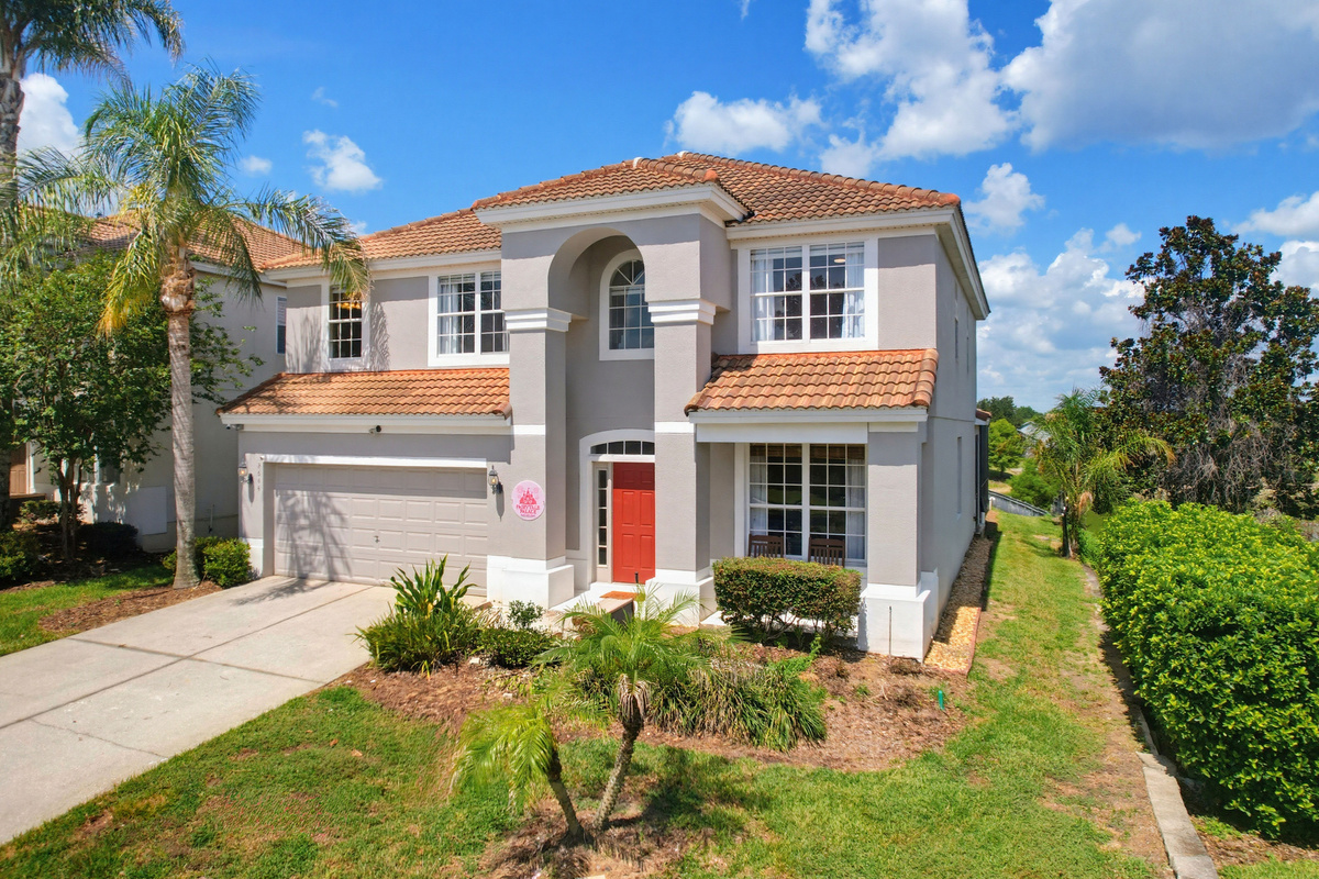 Set in Windsor Hills on a private corner lot