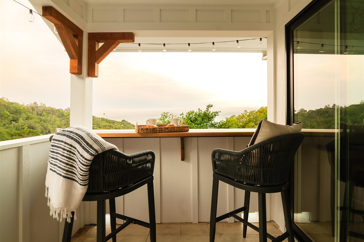 Morning Coffee on the Deck off the Primary Suite