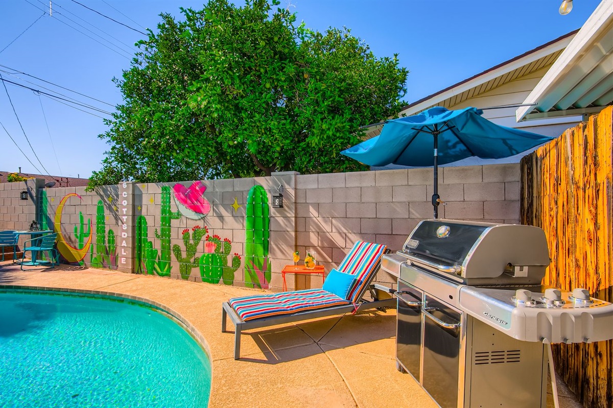 Enjoy Grilling Poolside 