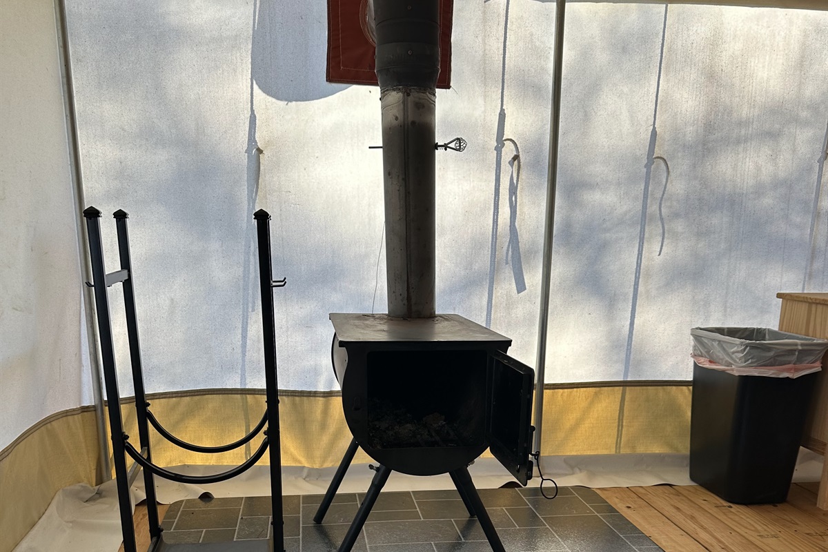 Wood stove to keep you warm