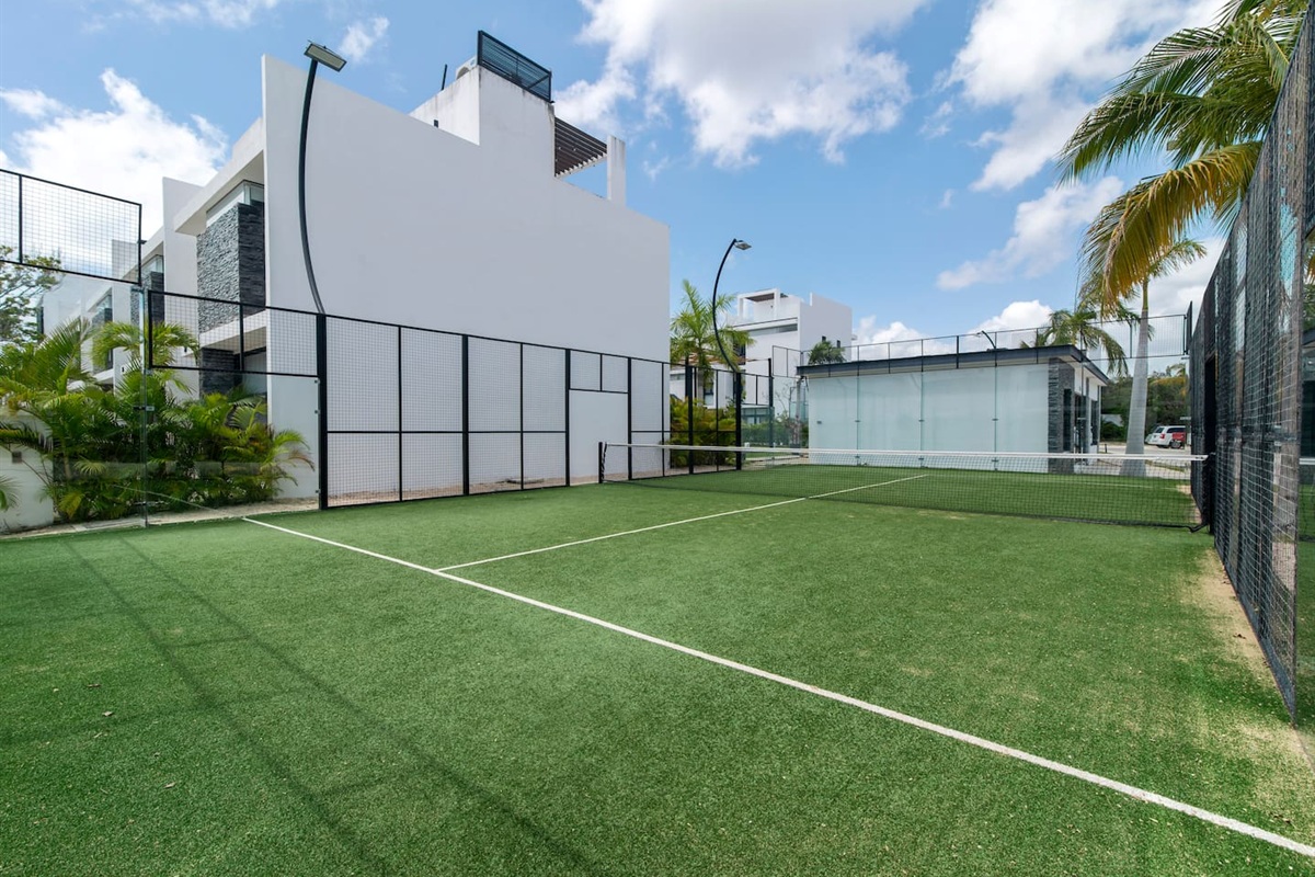 Tennis and pickleball court 