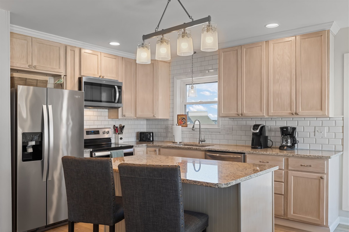 Viewing into the kitchen