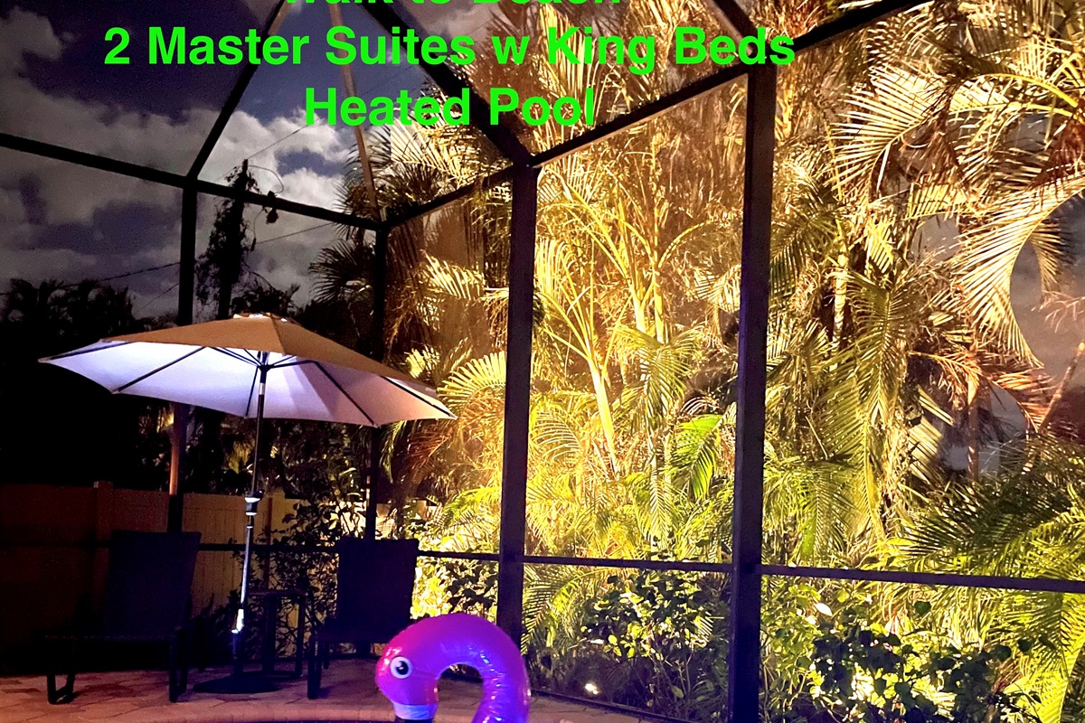 Southern exposure pool. Your vacation is waiting....
