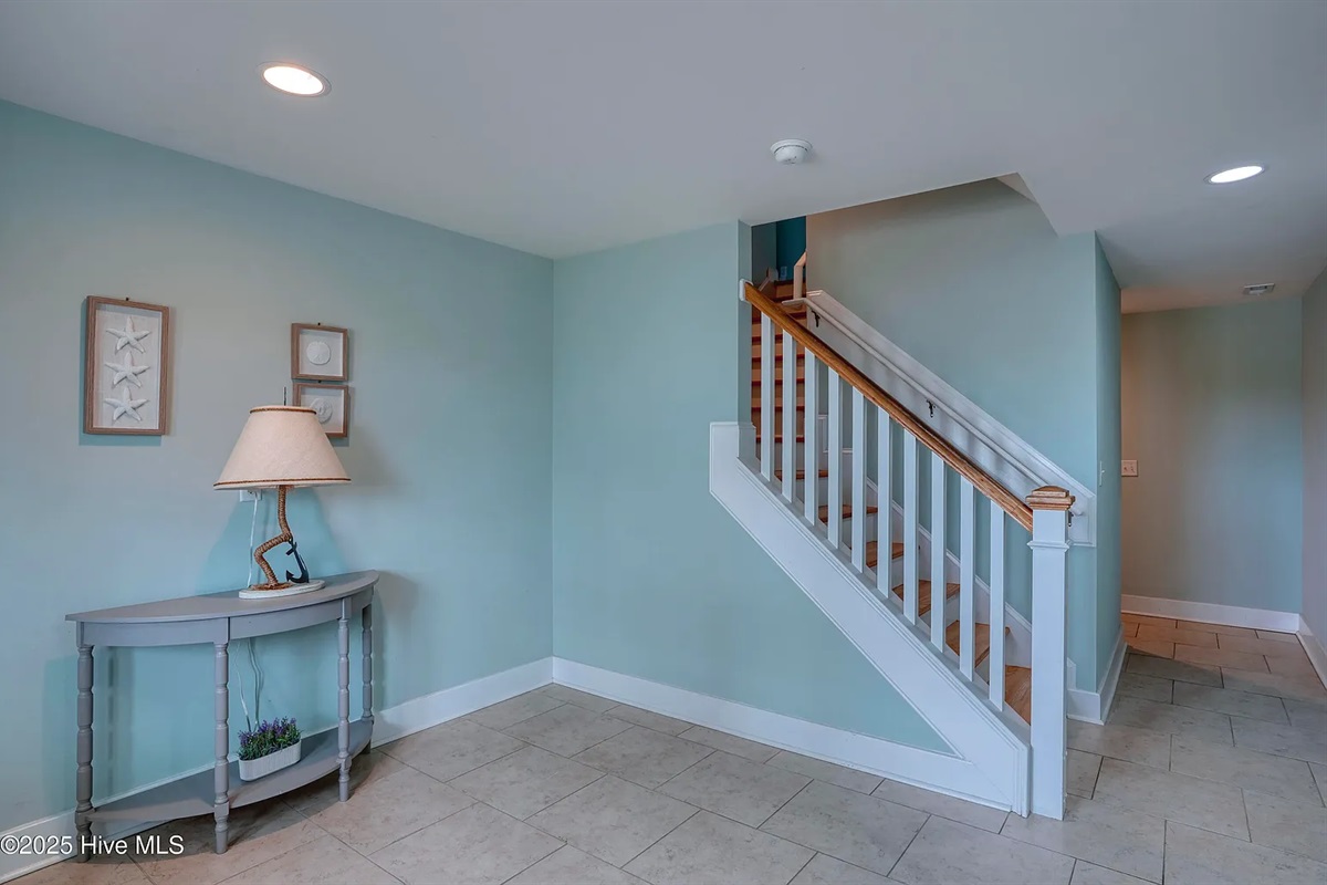 Welcoming entryway with easy access to the upper levels