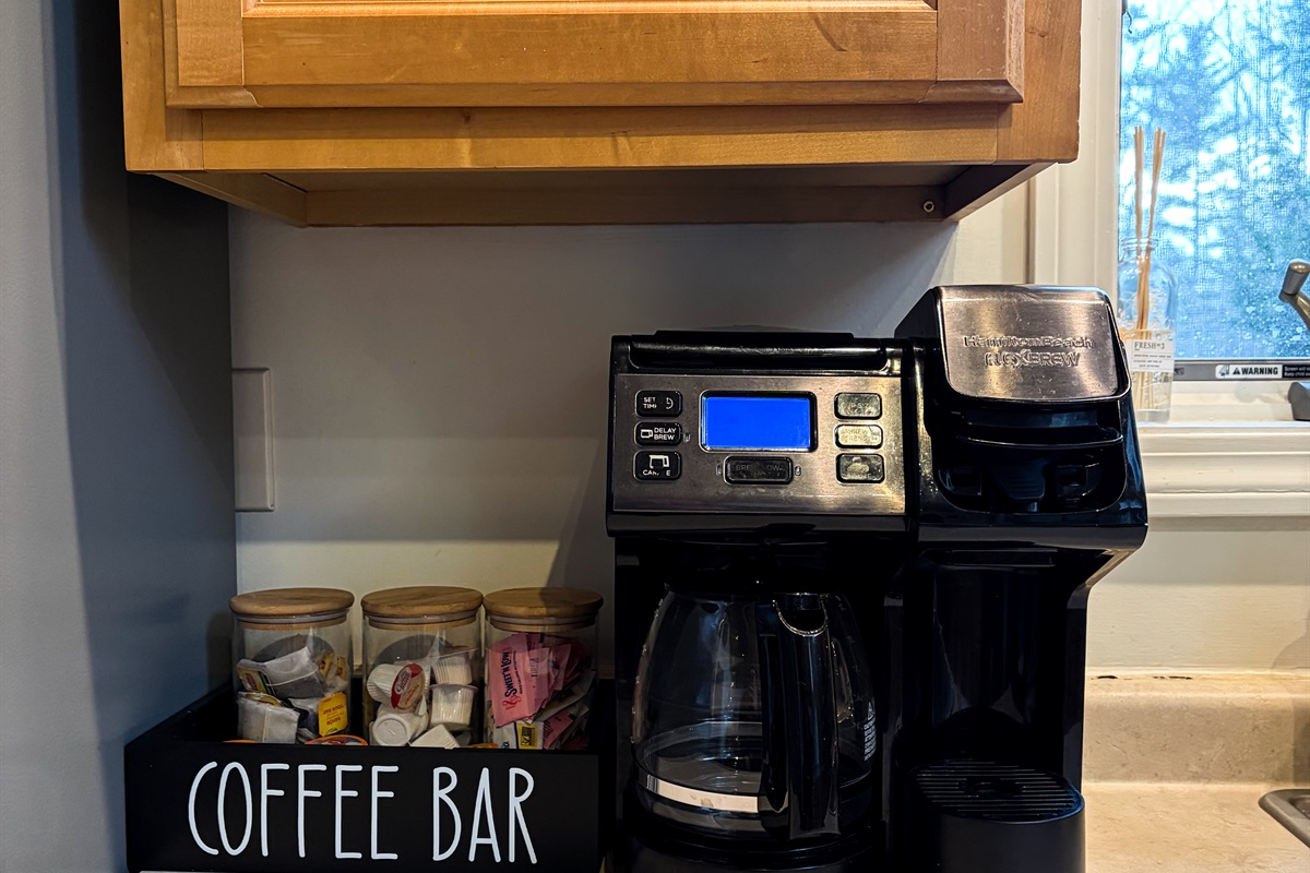 Full pot of coffee or a single cup we have you covered.