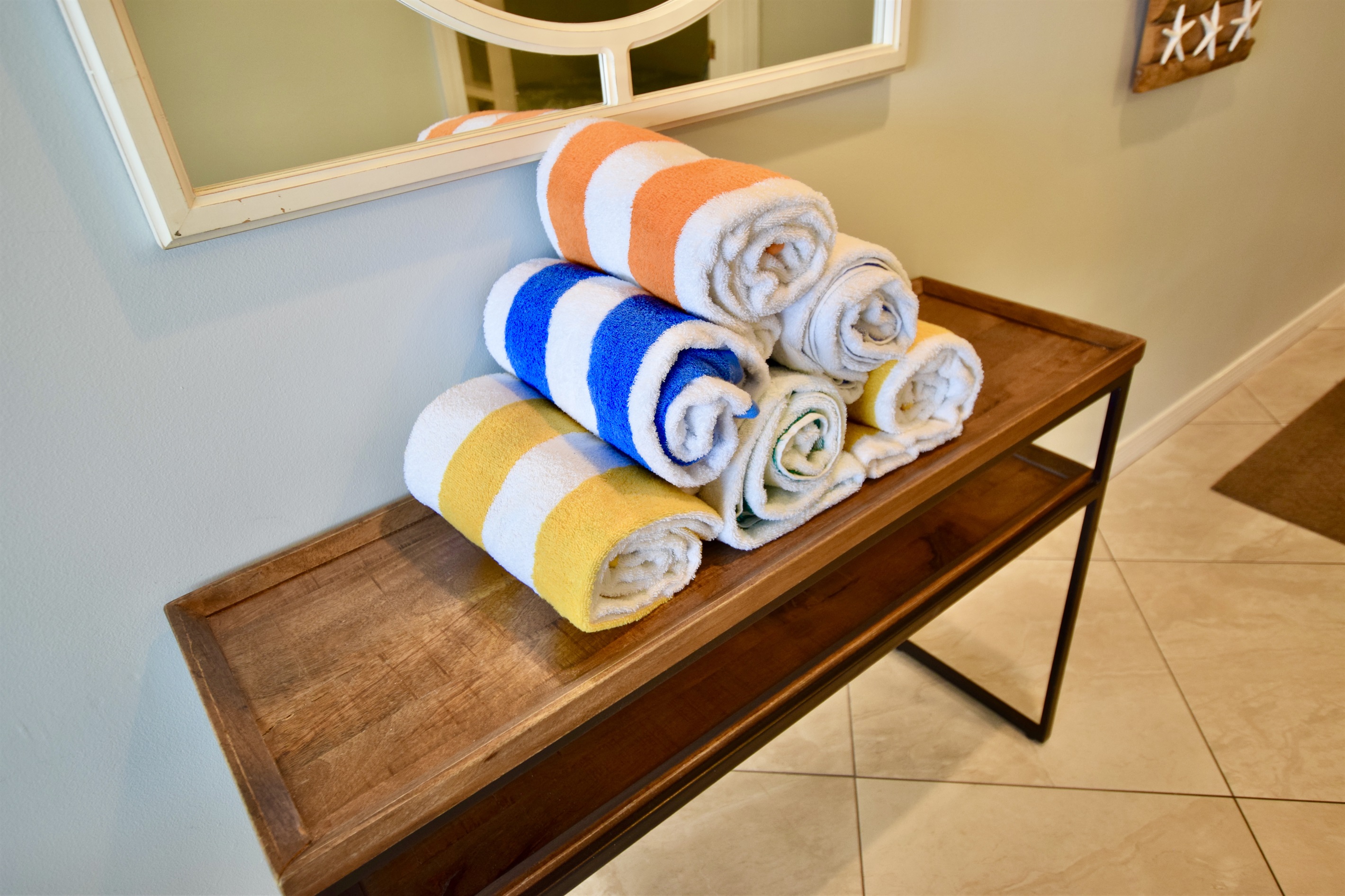 Destin West Gulfside #603: Beach Towels (included)