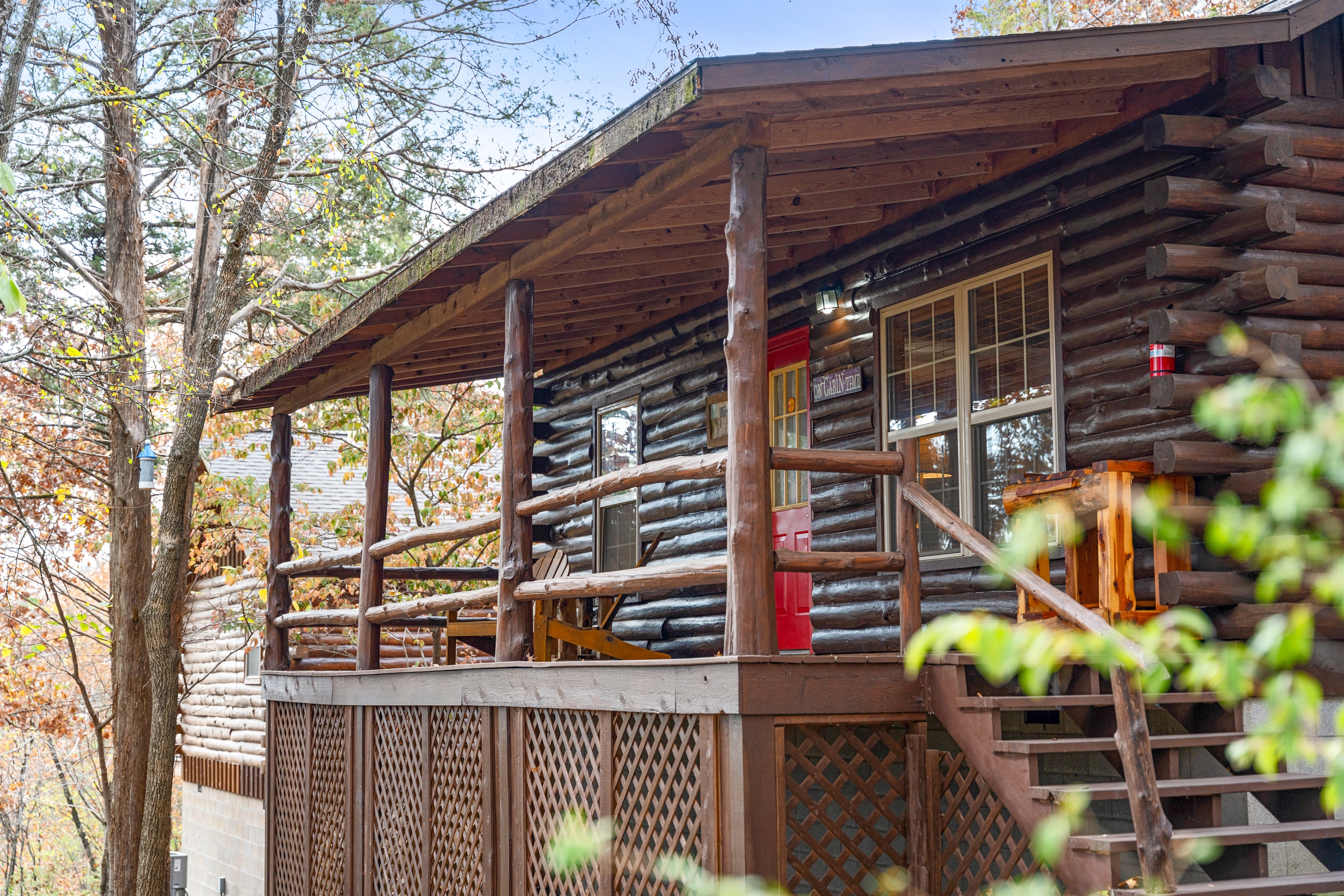Romantic retreat starts here: step through the red door and unplug