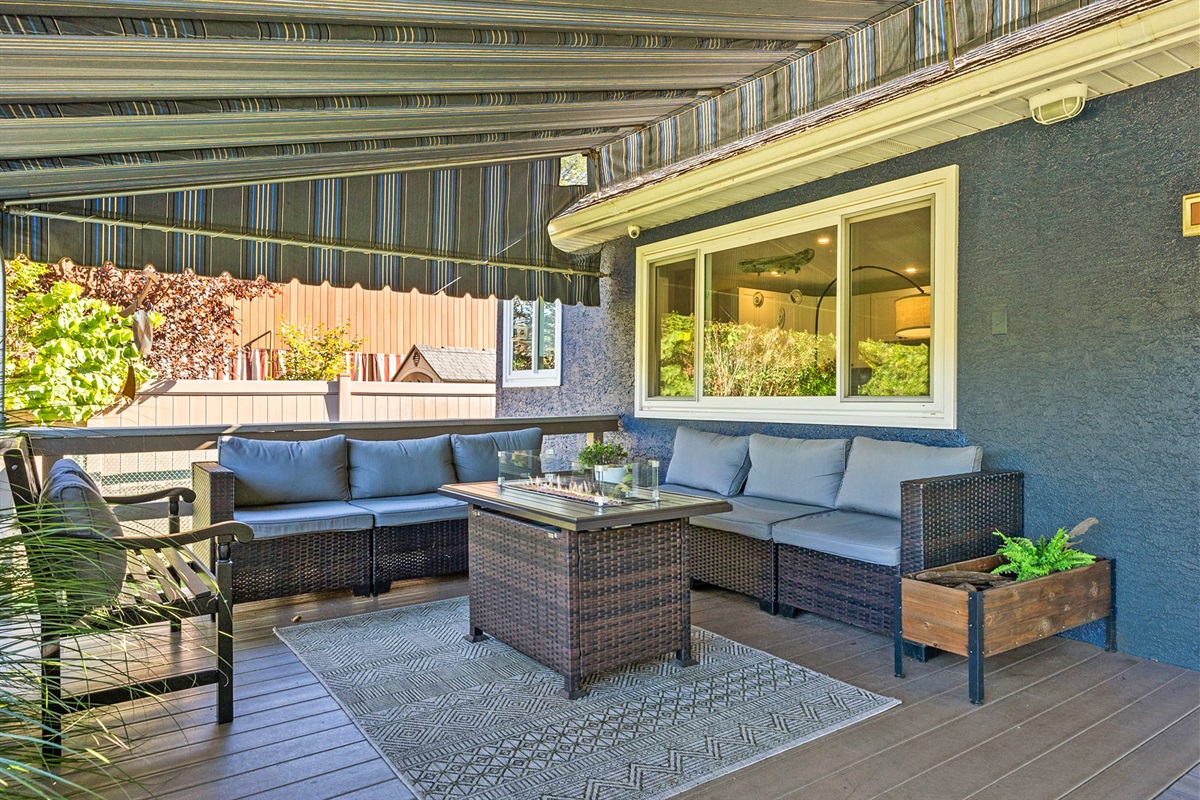The perfect spot to unwind with a little flame and a lot of peace
