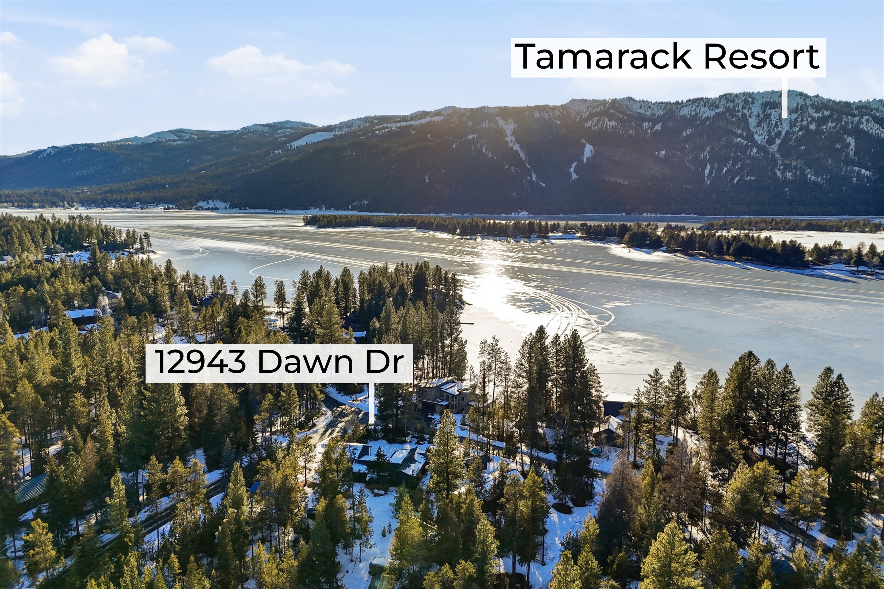 Home’s aerial location view