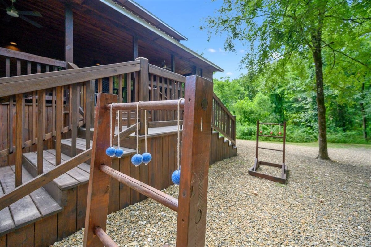 Ladder ball is another guest favorite for outdoor fun and games.